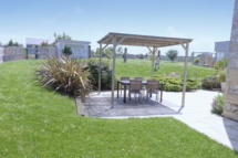 Terrasse ensoleillée un grande partie de la journée