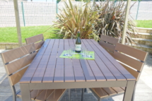 Terrasse ensoleillée un grande partie de la journée